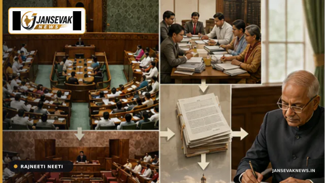 भारत में कोई विधेयक कानून कैसे बनता है — Jansevak News